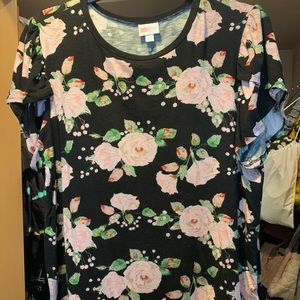 Lularoe OLIVE TEE 2XL EUC